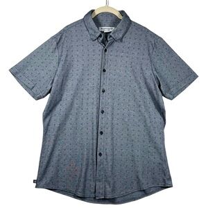 Mizzen+Main Gray Casual Button Down Shirt